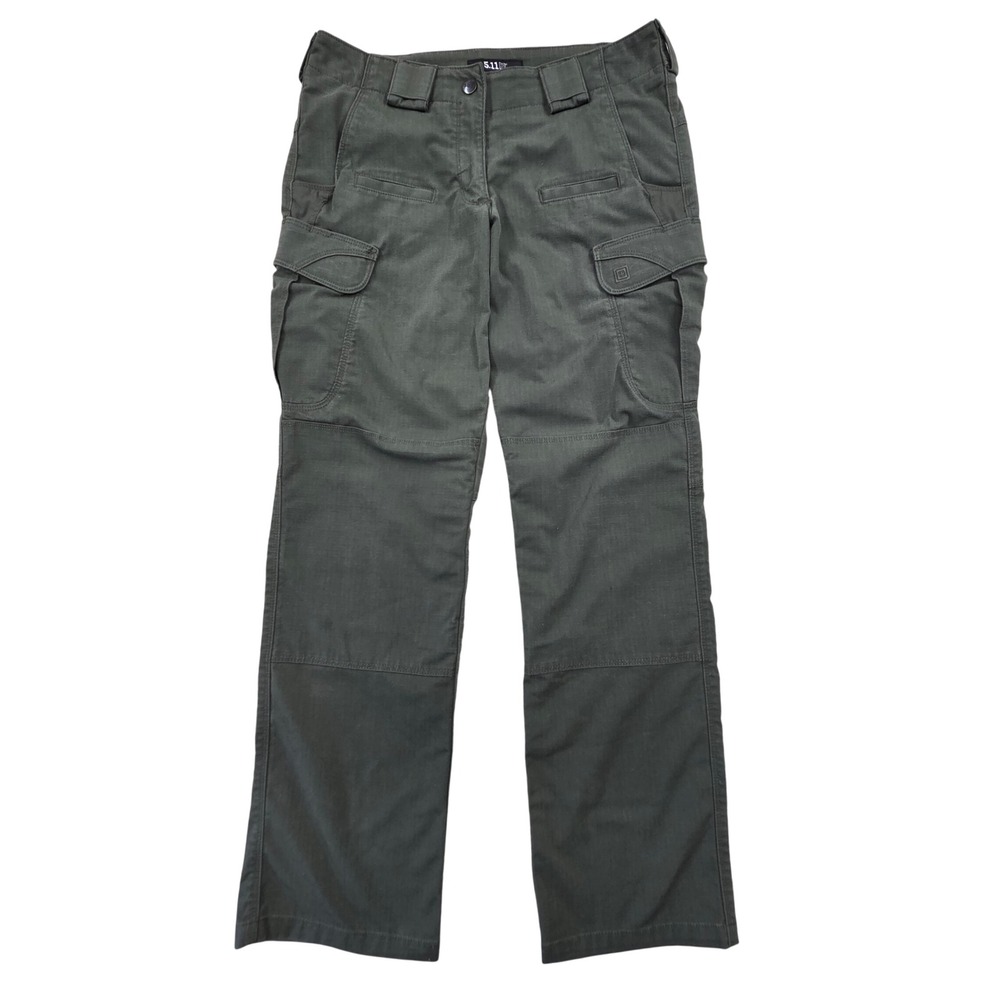 5.11 Tactical Stryke Cargo Pants Green Womens 8 Regular (32x31) Ripstop